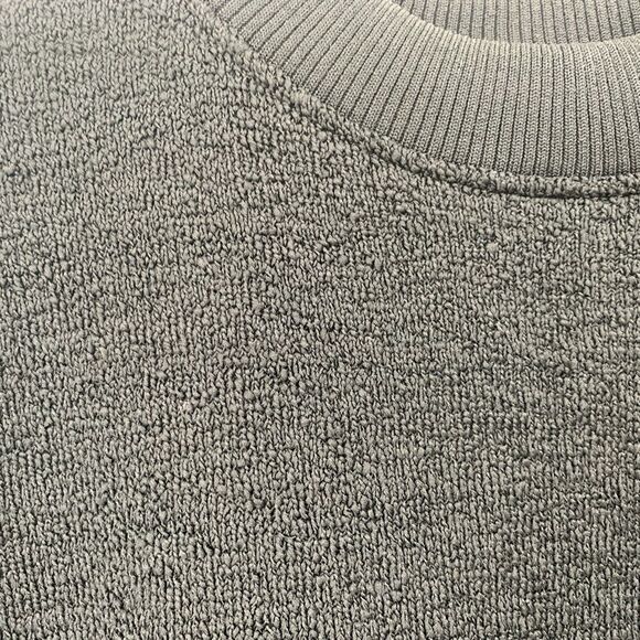 Zara Basic Black Crew Neck Sweatshirt/Sweater Unisex - Picture 5 of 11